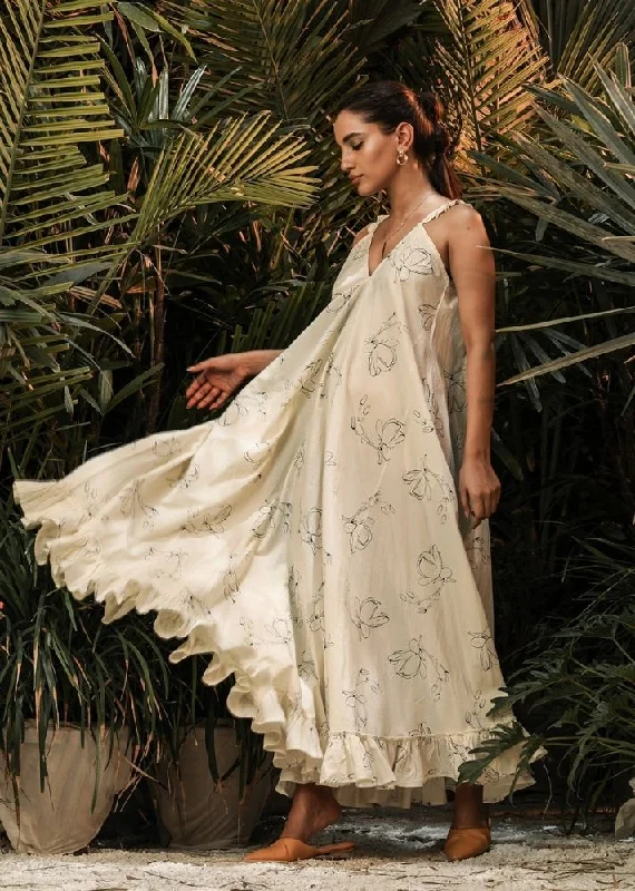 Water Lily Blooms Dress
