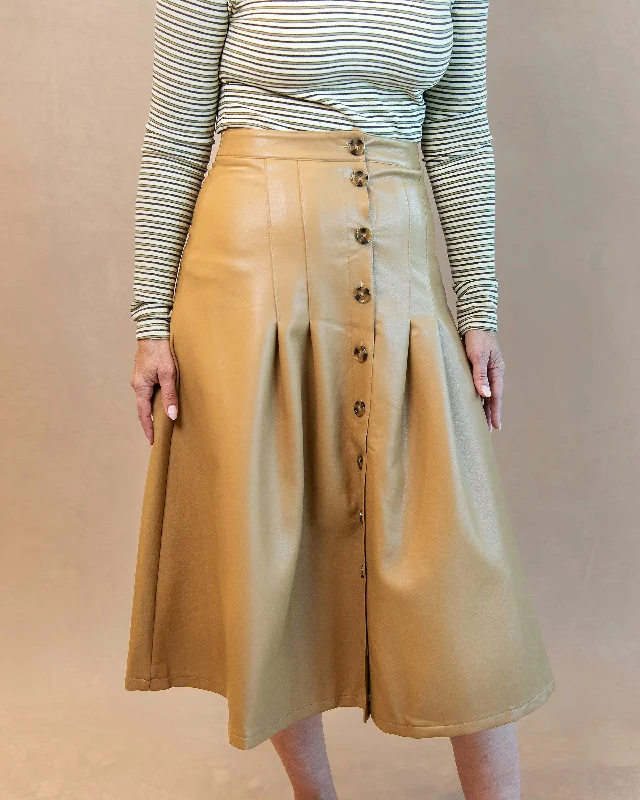 The Edana Skirt velvet skirt plush